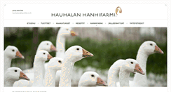 Desktop Screenshot of hanhifarmi.fi